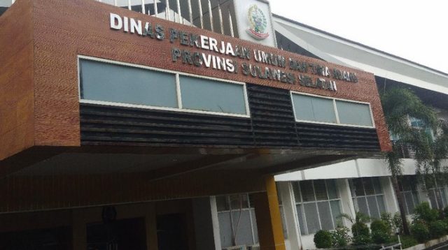 Foto: Kantor Dinas PU Sulawesi Selatan (Hermawan Mappiwali/detikcom)