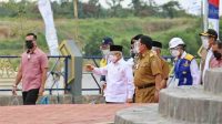 Wapres Tinjau Bendungan Way Sekampung, Progres Pembangunan Capai 92,33% Target Rampung Juli 2021