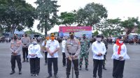 Kapolda Lampung Pimpin Apel Kesiapan Vaksinasi Keliling Covid-19