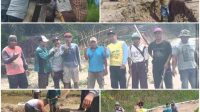 Yustisi.id dan LAKI OKUS Koordinir Pemasangan Gorong-gorong Jalan Swadaya
