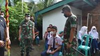 Danrem 044/Gapo Tinjau Serbuan Vaksin di Wilayah Kodim 0403/OKU