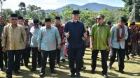 Gubernur Sumbar Ansharulla dan Bupati Agam H.Andi Warman Membuka MTQ Nasional ke-XL Tingkat Kabupaten Agam.