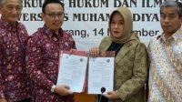 Penandatanganan Kerja Sama Fakultas Hukum Undip dan Fakultas Hukum dan Ilmu Sosial Universitas Muhammadiyah Kotabumi Lampung*