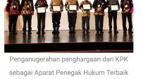 Kajati Banten Mendapat Penghargaan Penanganan Tipikor Terbaik Dari KPK