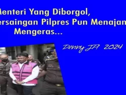 Menteri Yang Diborgol, Persaingan Pilpres Pun Menajam Dan Mengeras