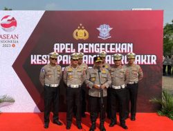 Kabaharkam Polri Pimpin Apel Pengamanan Rute Asean Summit