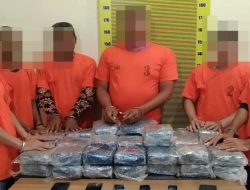 Polisi Berhasil Mengagalkan Penyelundupan 45Kg Sabu Dari Malaysia