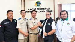Jalin Sinergitas, Persadin Sambangi BPN Lombok Tengah