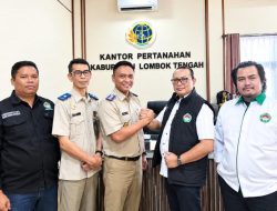 Jalin Sinergitas, Persadin Sambangi BPN Lombok Tengah